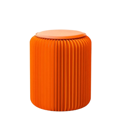 Melodeon Ottoman - Orange