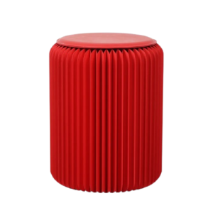 Melodeon Ottoman - Red