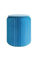 Melodeon Ottoman - Sky Blue