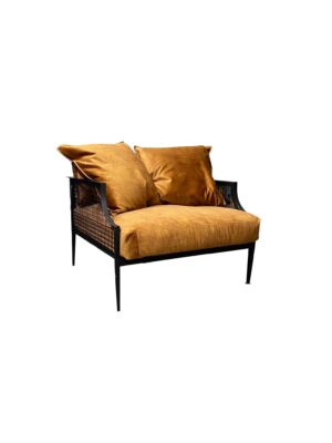 Rex Armchair - Rust Velvet